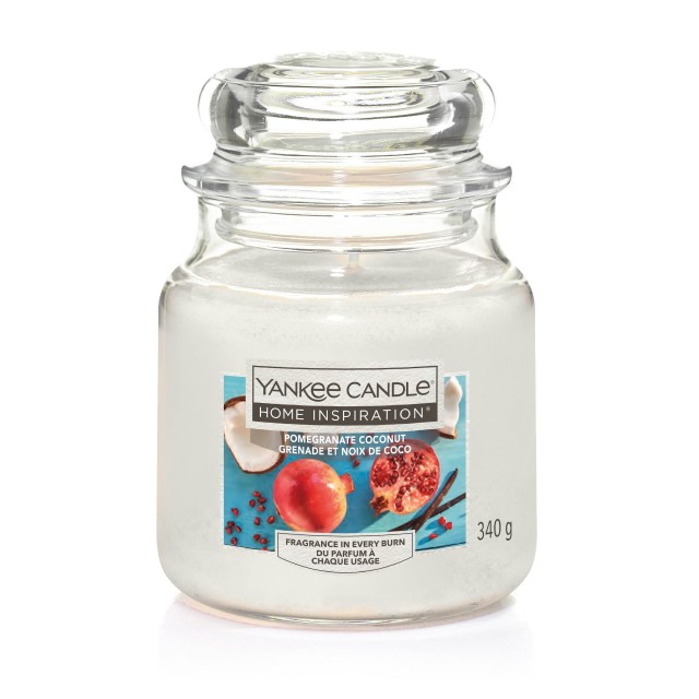 YANKEE CANDLE Home Inspiration Lumanare Parfumata Borcan Mediu Pomegranate Coconut 340gr. YANKEE CANDLE Home Inspiration Lumanare Parfumata Borcan Mediu Pomegranate Coconut 340gr.