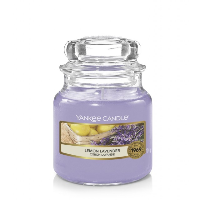 Lumanare Parfumata Borcan Mic Lemon Lavender, Yankee Candle