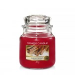 Lumanare Parfumata Borcan Mediu Sparkling Cinnamon, Yankee Candle