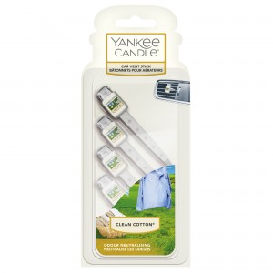Odorizant Auto Vent Stick Clean Cotton, Yankee Candle Odorizant Auto Vent Stick Clean Cotton, Yankee Candle