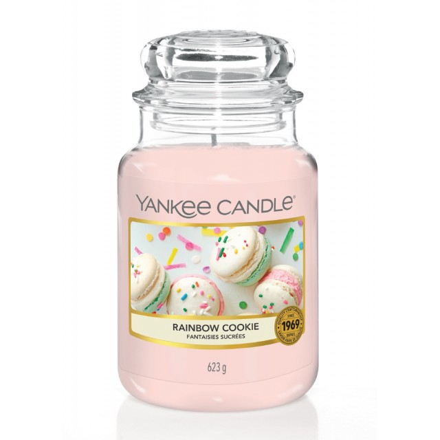 Lumanare Parfumata Borcan Mare Rainbow Cookie, Yankee Candle