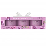 Yankee Candle Set 3 lumanari Mini in sticla Wild Orchid