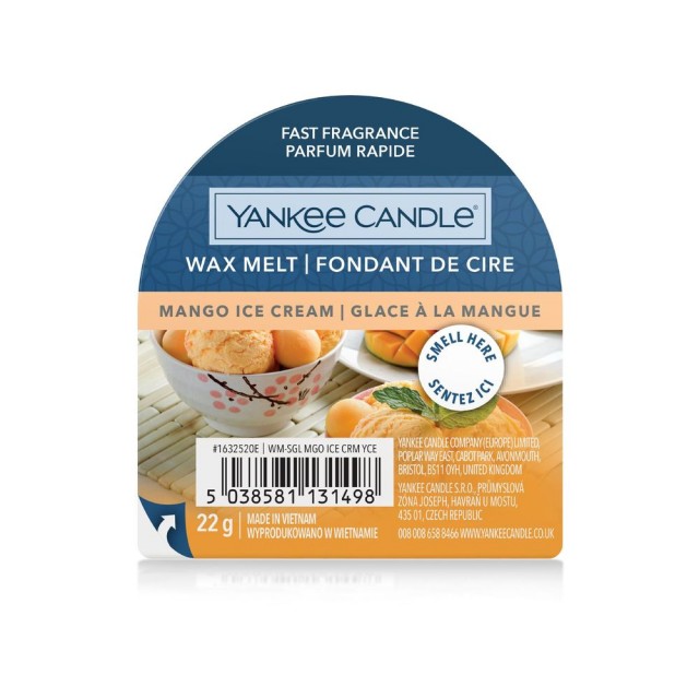 Ceara Parfumata Mango Ice Cream, Yankee Candle