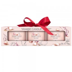 Yankee Candle Set 3 lumanari Mini in sticla Pink Sands Yankee Candle Set 3 lumanari Mini in sticla Pink Sands