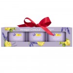 Yankee Candle Set 3 lumanari Mini in sticla Lemon Lavender