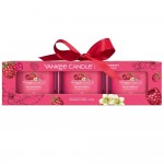 Yankee Candle Set 3 lumanari Mini in sticla Red Raspberry