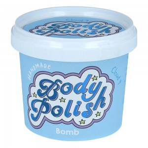 Exfoliant Vegan pentru corp Cloud 9, Bomb Cosmetics, 375g Exfoliant Vegan pentru corp Cloud 9, Bomb Cosmetics, 375g