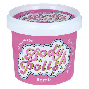 Exfoliant Vegan pentru corp Heart of Rose Gold, Bomb Cosmetics, 375g Exfoliant Vegan pentru corp Heart of Rose Gold, Bomb Cosmetics, 375g