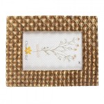 Rama foto "Golden Honeycomb" 10*15 cm, Clayre & Eef