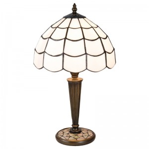 Lampa Tiffany, Ø 25x43 cm, 1x E27 / Max 40W, Clayre & Eef Lampa Tiffany, Ø 25x43 cm, 1x E27 / Max 40W, Clayre & Eef