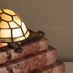 Lampa Tiffany Tortoise, 23x14x8 cm, 1xE14 / Max 25W, Clayre & Eef