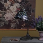 Lampa Tiffany "Tulip" 20x51cm, 1xE14 / Max 40W, Clayre & Eef