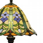 Lampa Tiffany Iris, 30x48 cm, 1 x E14 / Max 40W, Clayre & Eef