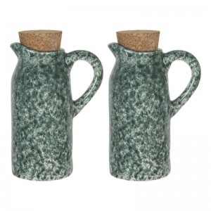 Set 2 recipiente pentru ulei/otet 8x6x14cm, Clayre & Eef Set 2 recipiente pentru ulei/otet 8x6x14cm, Clayre & Eef