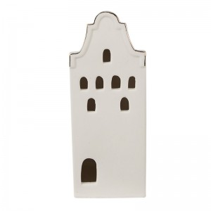 Casuta decorativa cu LED 8*8*20 cm, Clayre&Eef Casuta decorativa cu LED 8*8*20 cm, Clayre&Eef