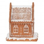 Decoratiune cu LED "Gingerbread House" 15*12*17 cm, Clayre&Eef