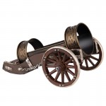 Suport sticla "Medieval Cannon" 28*4*22 cm, Clayre & Eef
