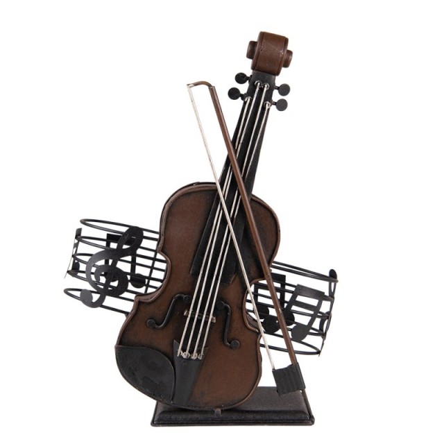 Suport sticla "Violin" 24*12*31 cm, Clayre & Eef