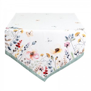 Napron/ traversa de masa "Flower Bomb" 50*160 cm, Clayre & Eef