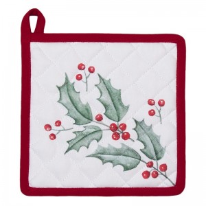 Craciun Servet termic "Holly Christmas" 20x20 cm, Clayre & Eef Craciun Servet termic "Holly Christmas" 20x20 cm, Clayre & Eef