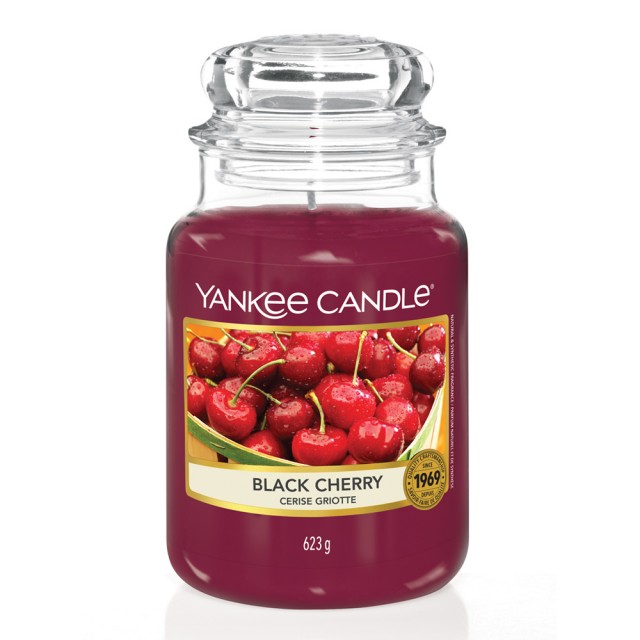 Lumanare Parfumata Borcan Mare Black Cherry, Yankee Candle