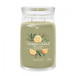 Yankee Candle Lumanare Parfumata Borcan Mare Signature Sage & Citrus