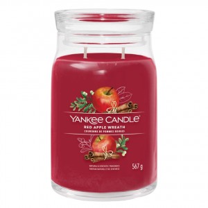 Yankee Candle Lumanare Parfumata Borcan Mare Signature Red Apple Wreath Yankee Candle Lumanare Parfumata Borcan Mare Signature Red Apple Wreath