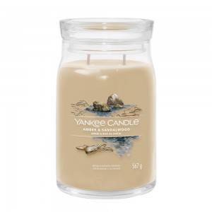 Yankee Candle Lumanare Parfumata Borcan Mare Signature Amber & Sandalwood Yankee Candle Lumanare Parfumata Borcan Mare Signature Amber & Sandalwood
