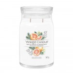 Yankee Candle Lumanare Parfumata Borcan Mare Signature White Spruce & Grapefruit