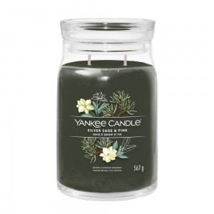 Yankee Candle Lumanare Parfumata Borcan Mare Signature Silver Sage & Pine Yankee Candle Lumanare Parfumata Borcan Mare Signature Silver Sage & Pine