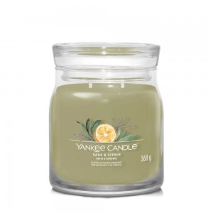 Yankee Candle Lumanare Parfumata Borcan Mediu Signature Sage & Citrus Yankee Candle Lumanare Parfumata Borcan Mediu Signature Sage & Citrus