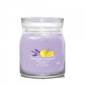 Yankee Candle Lumanare Parfumata Borcan Mediu Signature Lemon Lavender