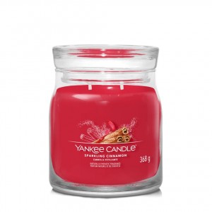 Yankee Candle Lumanare Parfumata Borcan Mediu Signature Sparkling Cinnamon Yankee Candle Lumanare Parfumata Borcan Mediu Signature Sparkling Cinnamon