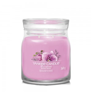 Yankee Candle Lumanare Parfumata Borcan Mediu Signature Wild Orchid Yankee Candle Lumanare Parfumata Borcan Mediu Signature Wild Orchid