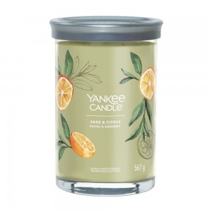 Yankee Candle Lumanare Parfumata Pahar Mare Signature Sage & Citrus
