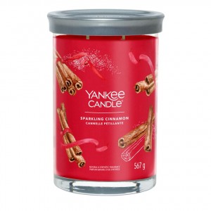Yankee Candle Lumanare Parfumata Pahar Mare Signature Sparkling Cinnamon