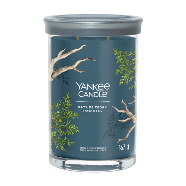 Yankee Candle Lumanare Parfumata Pahar Mare Signature Bayside Cedar