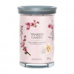 Yankee Candle Lumanare Parfumata Pahar Mare Signature Pink Cherry & Vanilla