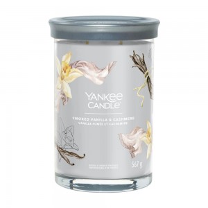 Yankee Candle Lumanare Parfumata Pahar Mare Signature Smoked Vanilla & Cashmere Yankee Candle Lumanare Parfumata Pahar Mare Signature Smoked Vanilla & Cashmere