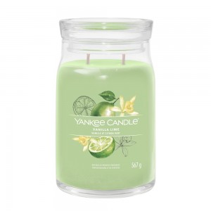 Yankee Candle Lumanare Parfumata Borcan Mare Signature Vanilla Lime Yankee Candle Lumanare Parfumata Borcan Mare Signature Vanilla Lime