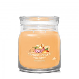 Yankee Candle Lumanare Parfumata Borcan Mediu Signature Mango Ice Cream