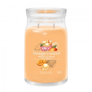 Yankee Candle Lumanare Parfumata Borcan Mare Signature Mango Ice Cream