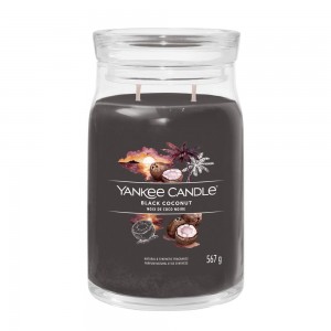 Yankee Candle Lumanare Parfumata Borcan Mare Signature Black Coconut Yankee Candle Lumanare Parfumata Borcan Mare Signature Black Coconut