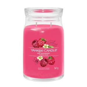 Yankee Candle Lumanare Parfumata Borcan Mare Signature Red Raspberry Yankee Candle Lumanare Parfumata Borcan Mare Signature Red Raspberry