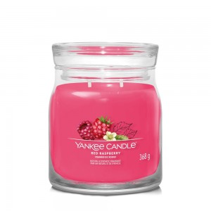 Yankee Candle Lumanare Parfumata Borcan Mediu Signature Red Raspberry Yankee Candle Lumanare Parfumata Borcan Mediu Signature Red Raspberry