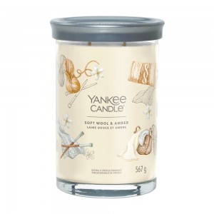 Yankee Candle Lumanare Parfumata Pahar Mare Signature Soft Wool & Amber Yankee Candle Lumanare Parfumata Pahar Mare Signature Soft Wool & Amber