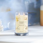 Yankee Candle Lumanare Parfumata Pahar Mare Signature Soft Wool & Amber