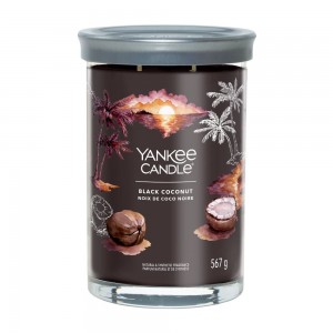 Yankee Candle Lumanare Parfumata Pahar Mare Signature Black Coconut Yankee Candle Lumanare Parfumata Pahar Mare Signature Black Coconut