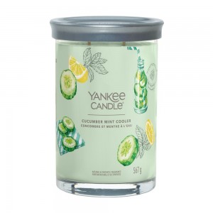 Yankee Candle Lumanare Parfumata Pahar Mare Signature Cucumber Mint Cooler