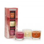 Yankee Candle Holiday Bright Lights Set 3 lumanari Mini in sticla